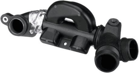 Фото 1 - патрубок турбокомпресора пластиковий FORD/MAZDA 1.6 TDCi 04-13 Gates 09-1421 Патрубок турбокомпресора пластиковий FORD/MAZDA 1.6 TDCi 04-13 Gates 09-1421 (фото 1)