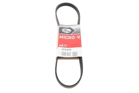 Ремінь поліклін. (вир-во) Gates 5PK890