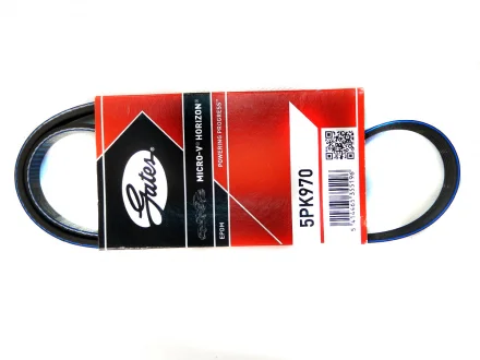 Ремінь генератора 975 (+ГУ) Ланос 1.5 (GATES) Gates 5PK975