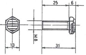 Фото контакт втягуючого реле GHIBAUDI MARIO CF0007 Контакт втягуючого реле GHIBAUDI MARIO CF0007