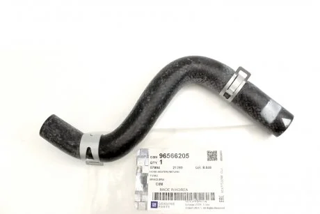 Патрубок печки отводящий Матиз 0.8 GM 96566205