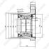 Маточина колеса заднього Toyota Land Cruiser 3.0, 4.0 (03-) GMB GH22830M (фото 1)