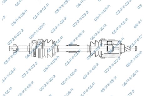 Піввісь переднього моста GSP 241076