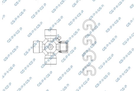 Хрестовина карданного валу GSP UJ900186