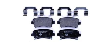 Колодки гальмівні дискові комплект задні HELLA 8DB355012991
