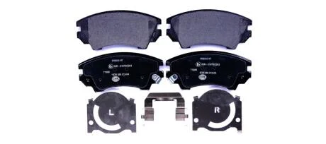 Колодки гальмівні дискові комплект; передн. HELLA 8DB355013041