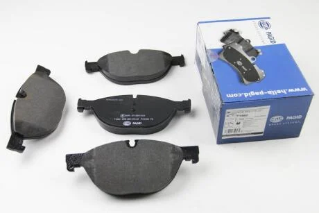Колодки гальмівні дискові комплект передні HELLA 8DB355015251