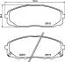 Колодки гальмівні дискове гальмо HELLA 8DB355039441 (фото 4)