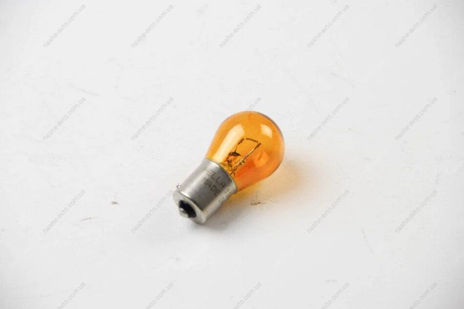 Лампа розжарювання PY21W 12V 21W BAU 15s Amber HELLA 8GA006841121 (фото 1)