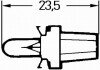 Лампа розжарювання, T5 12V 1,2W BAX 10d/B 8,5d Blue Lightack HELLA 8GA007997031 (фото 2)