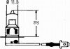 Лампа розжарювання STANDARD H3 12V 55W PK22s HELLA 8GH002090131 (фото 2)