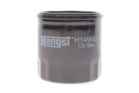 Фільтр масляний двигуна RENAULT DUSTER, LOGAN II 1.5 DCI 10- (вир-во HENGST) HENGST FILTER H14W42