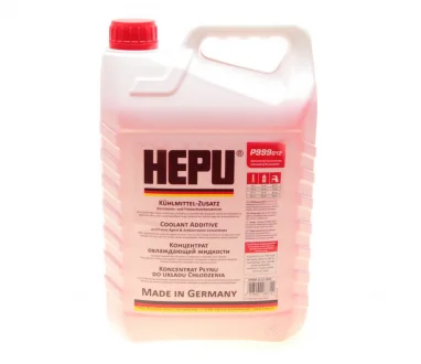 Антифриз червоний -80C (концентрат) 5л HEPU P999-G12-005