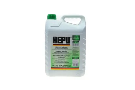 Антифриз концентрат 5л зелёный G11 Германия HEPU P999-GRN-005