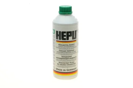 Антифриз зеленый -80C (концентрат) 1.5л HEPU P999-GRN