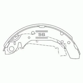 Колодки SONATA 02-05,MATRIX,OPTIMA задние (Hi-Q) Hi-Q (SANGSIN) SA111
