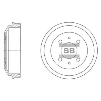Диск задний тормозной ACCENT 99-05 (Hi-Q) Hi-Q (SANGSIN) SD1007