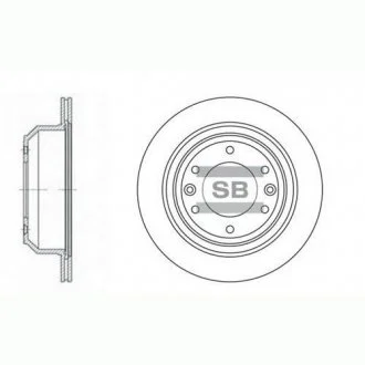 Диск гальмівний HYUNDAI GRAND STAREX 07- (вир-во SANGSIN) Hi-Q (SANGSIN) SD1032
