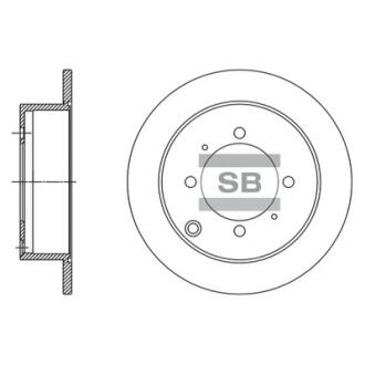 Диск гальмівний Hi-Q (SANGSIN) SD1138