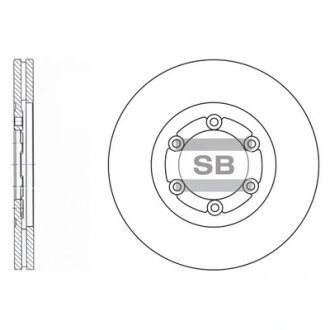 Диск гальмівної Hi-Q (SANGSIN) SD2008