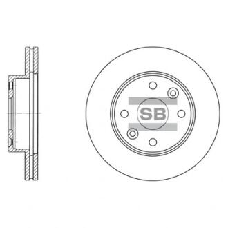 Диск передний тормозной RIO SF 00-06 (Hi-Q) Hi-Q (SANGSIN) SD2012