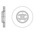 Диск гальмівний (кратно 2) передній (вентильований) Renault Laguna III (D=295.9mm) HI-Q Hi-Q (SANGSIN) SD3057 (фото 1)