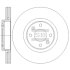 Диск гальмівний (кратно 2) передній (вентильований) Renault Megane II (D=280.0mm) HI-Q Hi-Q (SANGSIN) SD3065 (фото 1)