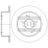 Диск тормозной (кратно 2) задний Ssangyong Korando C 2WD (11-) (D=262.0mm) Hi-Q (SANGSIN) SD3085 (фото 1)
