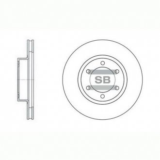 Диск гальмівний TOYOTA PRADO (SANGSIN) Hi-Q (SANGSIN) SD4004