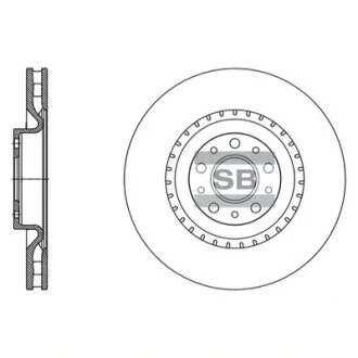 Гальмівний диск Hi-Q (SANGSIN) SD5503