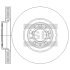 Диск тормозной (кратно 2) передний (вентилируемый) Volvo S60 (-10) (D=315.7mm) Hi-Q (SANGSIN) SD6105 (фото 1)