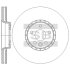 Диск тормозной (кратно 2) передний (вентилируемый) Volvo XC60 (08-) (D=328.0mm) Hi-Q (SANGSIN) SD6108 (фото 1)