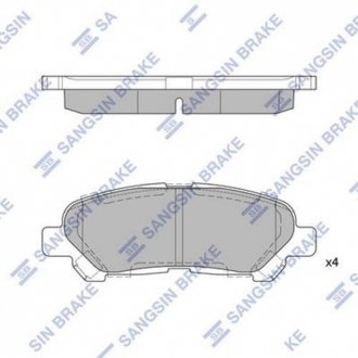 Колодка гальм. TOYOTA HIGHLANDER задн. (SangSin) Hi-Q (SANGSIN) SP2136