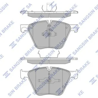 Колодки тормозные передние BMW 5 (10-), 7 (08-), X5 (10-) Hi-Q (SANGSIN) SP2395
