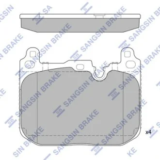 Колодки гальмівні передні Mini Cooper (F55) (14-) HI-Q Hi-Q (SANGSIN) SP2402A