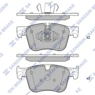 Колодки гальмівні передні Citroen Berlingo (18-), Opel Combo (18-), Peugeot 508 II (18-)  HI-Q Hi-Q (SANGSIN) SP4032A