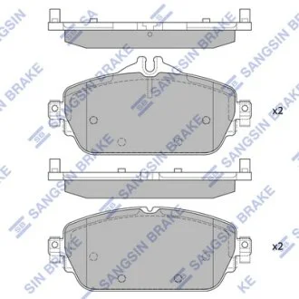 Колодки тормозные передние MB C180, C200 (W205) (13-) Hi-Q (SANGSIN) SP4044
