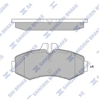 Колодки тормозные передние MB Vito (-03) Hi-Q (SANGSIN) SP4049