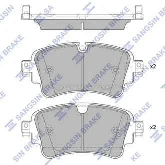 Колодки гальмівні задні Audi A4 (15-) HI-Q Hi-Q (SANGSIN) SP4112