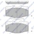Колодки тормозные передние Toyota HiLux VI (N1)(-06) Hi-Q (SANGSIN) SP4245 (фото 1)