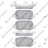 Колодки гальмівні дискові (комплект 4 шт) Hi-Q (SANGSIN) SP4411 (фото 1)
