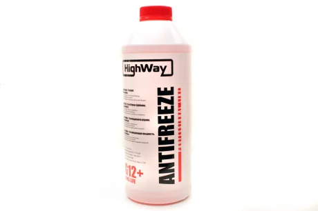 Антифриз червоний -80C (концентрат) 1.5л (HIGHWAY) HighWay 10023
