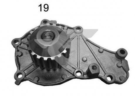 Насос водяной Citroen C4, C5/Ford Focus/Mazda 3/Peugeot 206, 207, 307, 308, 407/Volvo S40, V50 1.6HDI (03-) HUTCHINSON WP64 (фото 1)