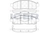 Комплект гальмівних колодок (дискових) ICER 141966 (фото 1)