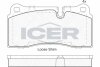 Комплект гальмівних колодок (дискових) ICER 182121 (фото 1)