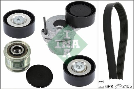 Комплект ременів поліклинових INA 529 0479 20