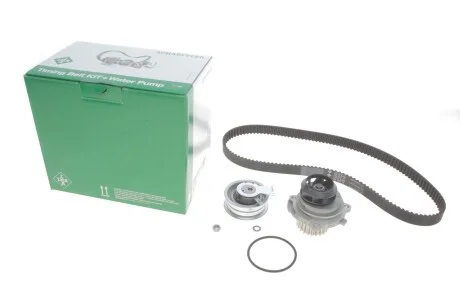 Водяний насос + комплект зубчатого ременя SKODA OCTAVIA (1Z3), 02/04 - 06/13 1.6 (Ви-во) INA 530 0171 31