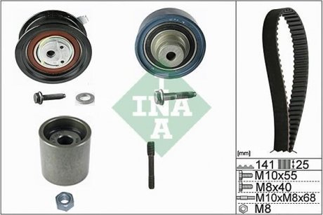 Ремонтний комплект для заміни паса газорозподільчого механізму INA 530 0361 10 (фото 1)