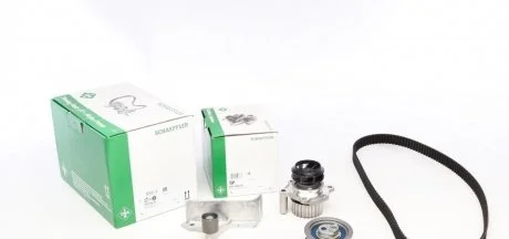 Водяний насос + комплект ременя ГРМ SKODA SUPERB I (3U4) 1.8 T 12/01 - 03/08 (Вир-під) INA 530 0546 30