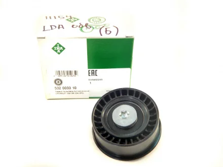 Ролик обвідний ременя ГРМ Лачетті LDA (великий) INA 532 0033 10